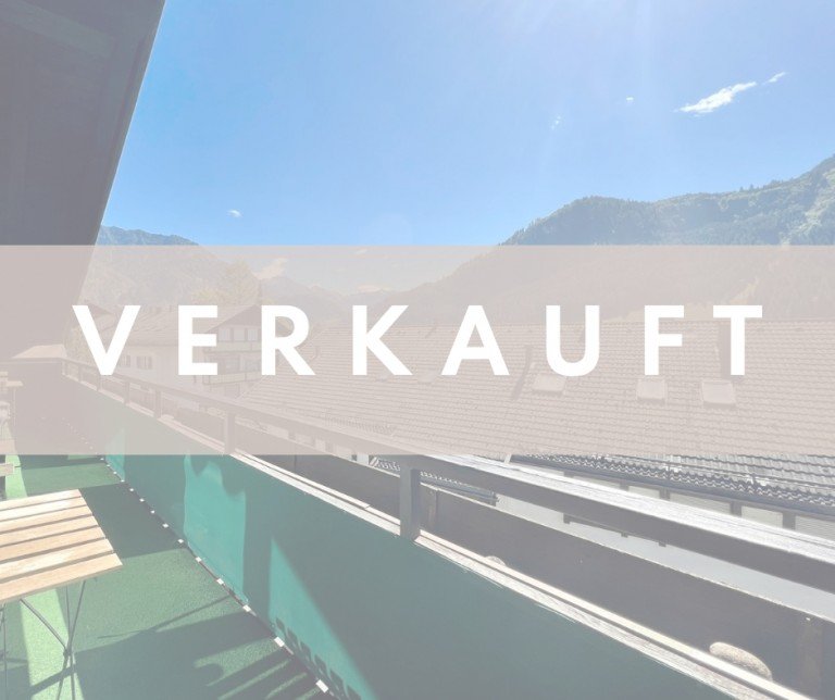 Balkon Bad Hindelang Dachgeschosswohnung **Nach 8 Wochen verkauft!** Exquisites Bergrefugium - Moderne 3-Zimmer-Wohnung mit Sonnenbalkon in Bad Hindelang!