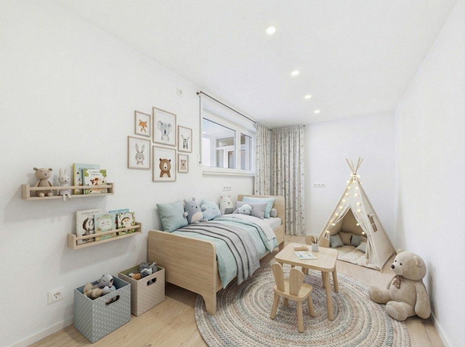 Kinderzimmer Einrichtungsbeispiel Etagenwohnung Senden