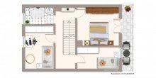 Grundriss OG **Nach einer Woche verkauft** Zum Neugestalten - Renovierungsbed�rftiges Reihenmittelhaus in!