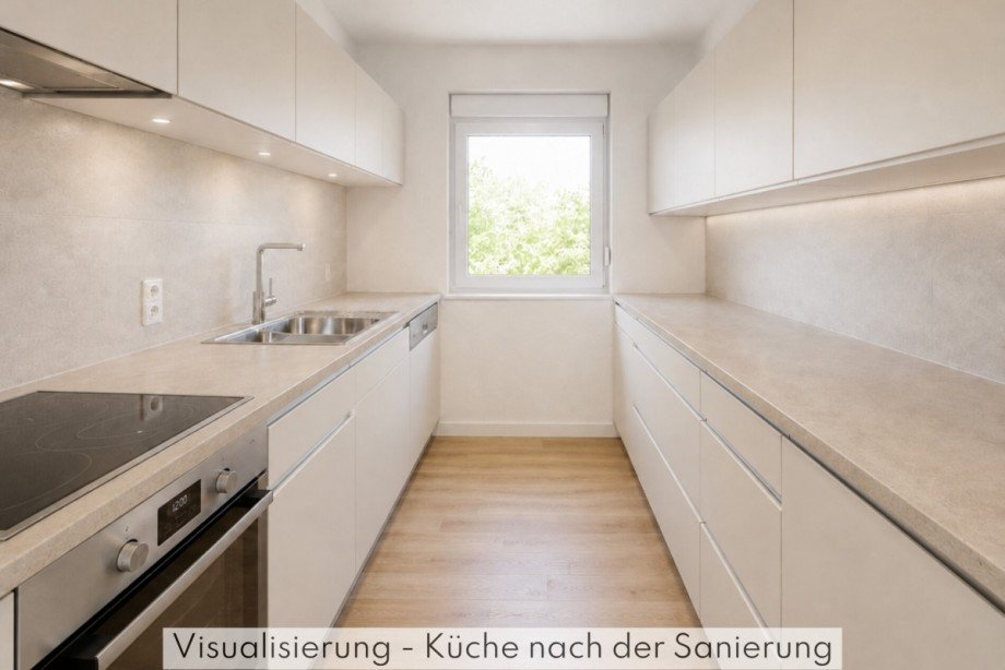 Visualisierung K�che Etagenwohnung Biberach