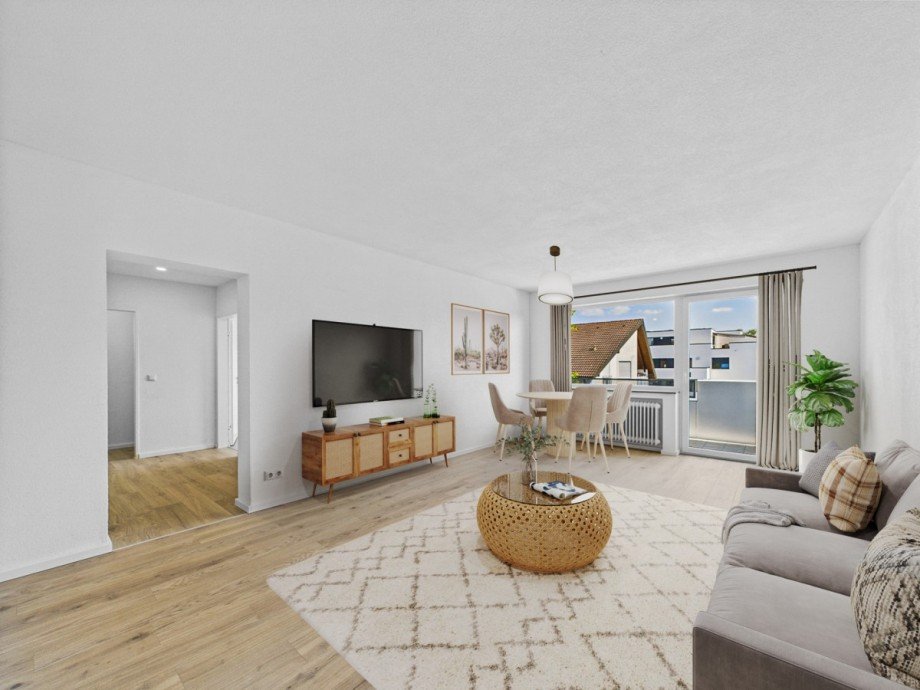 Wohn- und Essbereich Etagenwohnung Senden