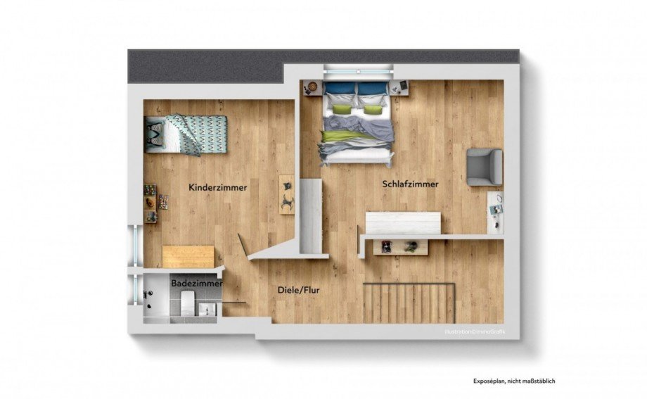 Dachgeschoss Maisonettewohnung Memmingen / Amendingen