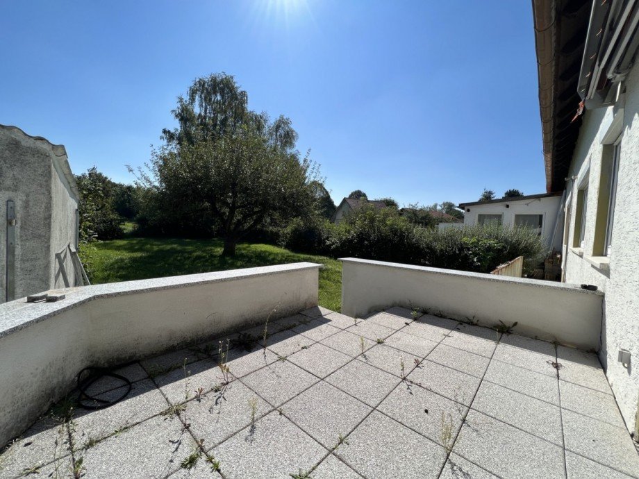 Terrasse Doppelhaush�lfte Babenhausen