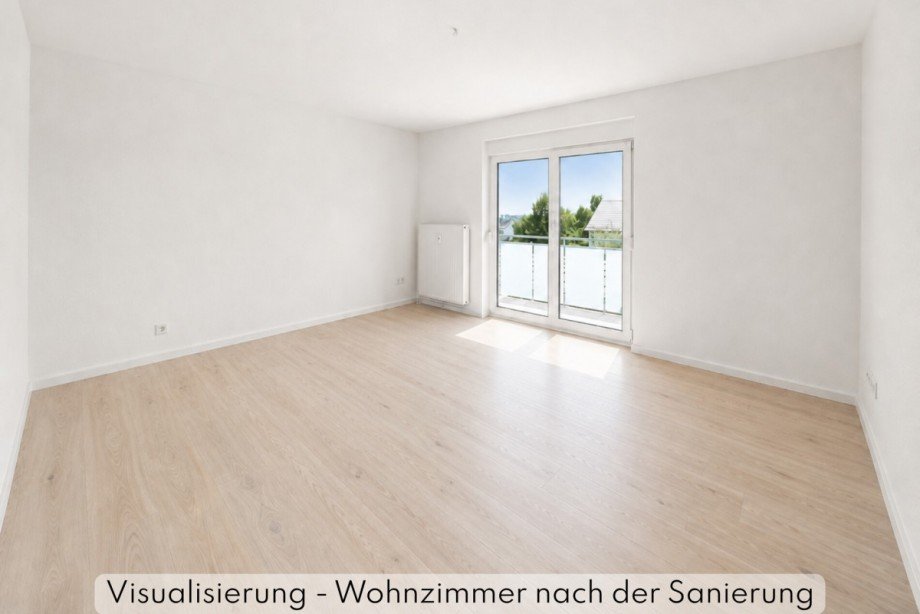 Visualisierung Wohn- und Essbereich Etagenwohnung Biberach