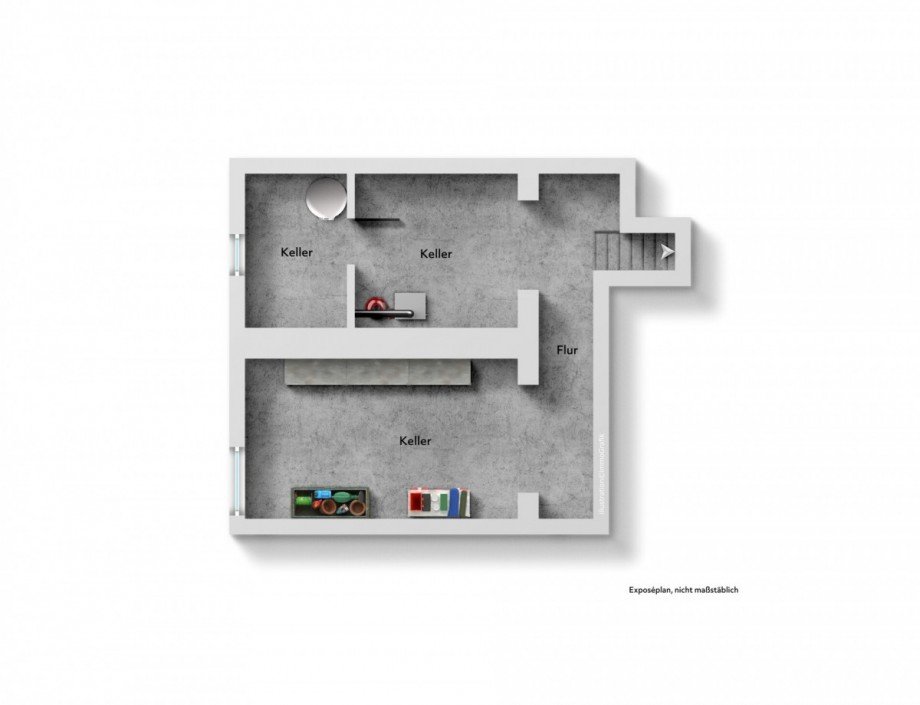 Grundriss Keller Reiheneckhaus Memmingen