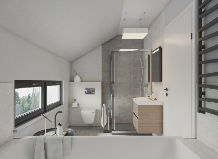 Unverbindliche Illustration Einfamilienhaus Boos