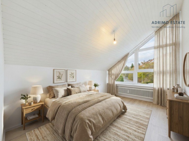 Schlafbereich Einrichtungsvorschlag Elchingen / Thalfingen Dachgeschosswohnung Ankommen und wohlf�hlen - Modernisierte Dachgeschosswohnung mit Wintergarten in Elchingen