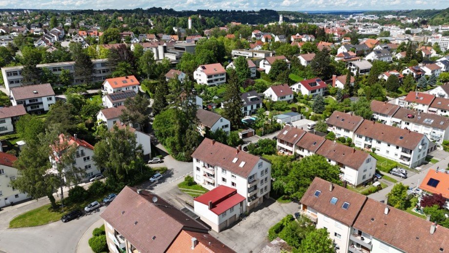 Luftbild Etagenwohnung Biberach an der Ri�