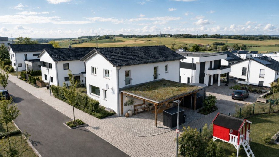 Drohnenaufnahme Einfamilienhaus Erbach