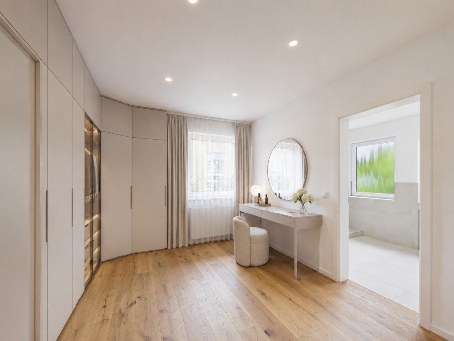 Einrichtungsvorschlag Ankleide-B�ro Etagenwohnung Wei�enhorn
