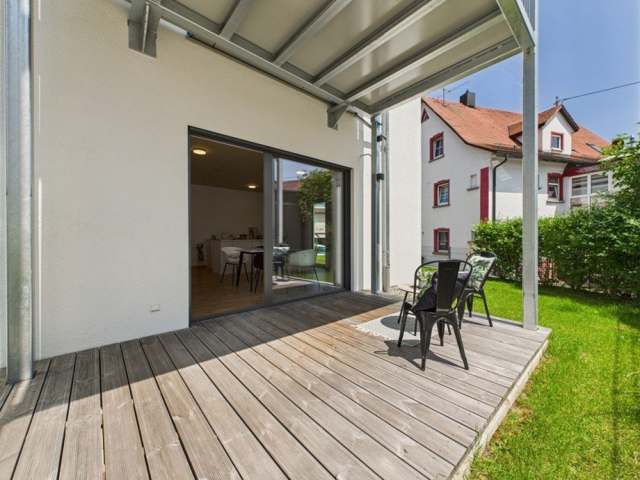 Terrasse Erdgeschosswohnung Bad Schussenried