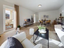 Wohn- und Essbereich **Nach vier Wochen verkauft!** 4-Zimmer-Wohnung in Blaubeuren!